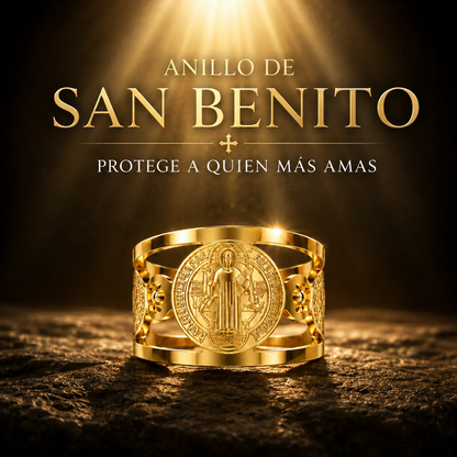 Anillo de San Benito para protección y paz