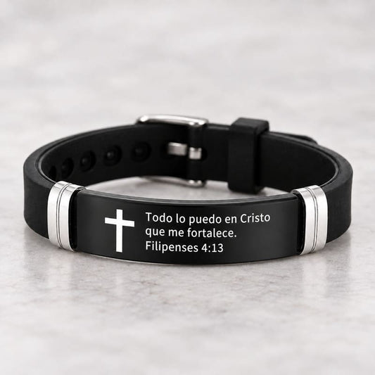 Pulsera ajustable Filipenses 4:13