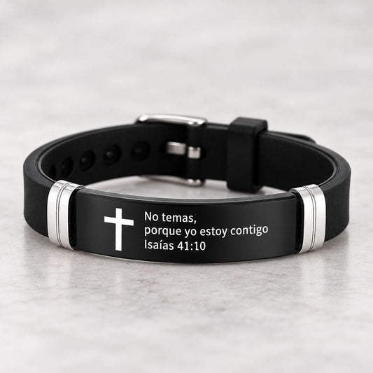 Pulsera ajustable Isaías 41:10