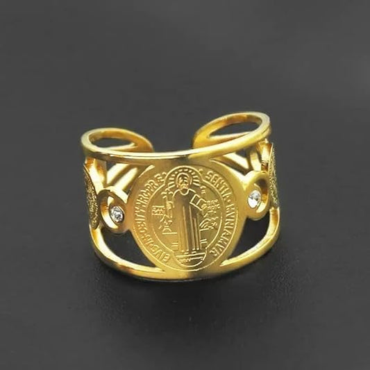 Anillo de San Benito para protección y paz